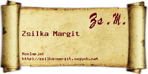 Zsilka Margit névjegykártya
