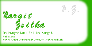 margit zsilka business card